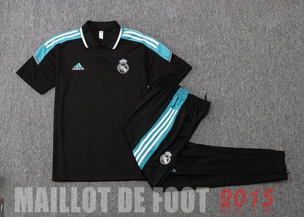 Maillot De Foot Ensemble Complet Polo Real Madrid 22/23 Noir Vert