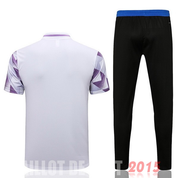 Maillot De Foot Ensemble Complet Polo Real Madrid 22/23 Purpura Blanc