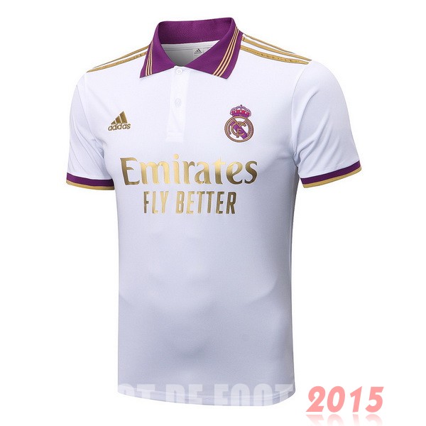 Maillot De Foot Polo Real Madrid 22/23 Blanc Purpura