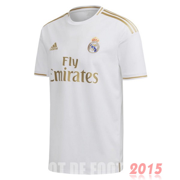 Maillot De Foot Domicile Maillot Real Madrid Rétro 2019 2020 Blanc