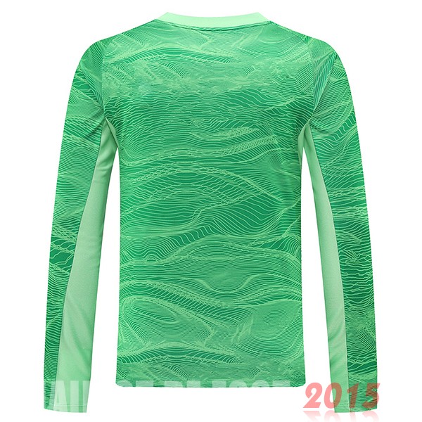 Maillot De Foot Thailande Domicile Manches Longues Real Madrid 21 22 Vert
