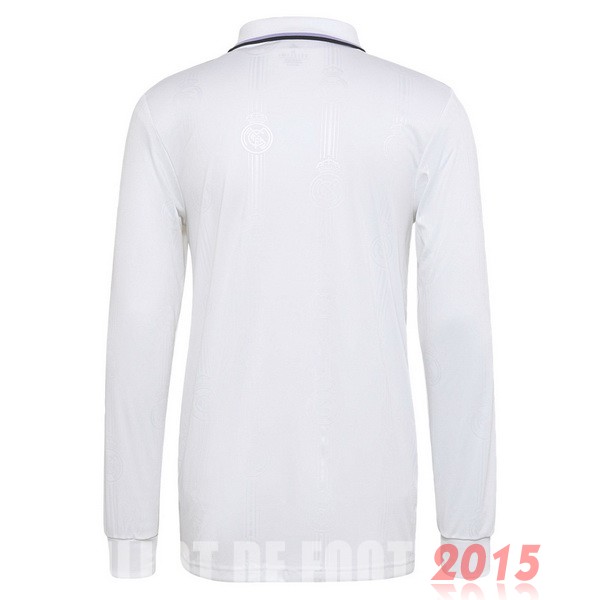 Maillot De Foot Thailande Domicile Manches Longues Real Madrid 22/23 Blanc