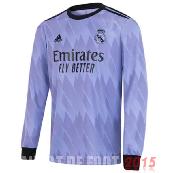 Maillot De Foot Thailande Exterieur Manches Longues Real Madrid 22/23 Purpura