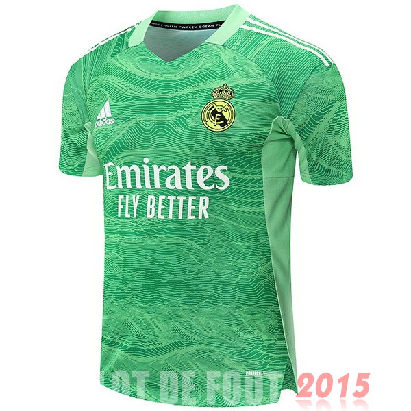 Maillot De Foot Thailande Maillot Gardien Real Madrid 21 22 Vert