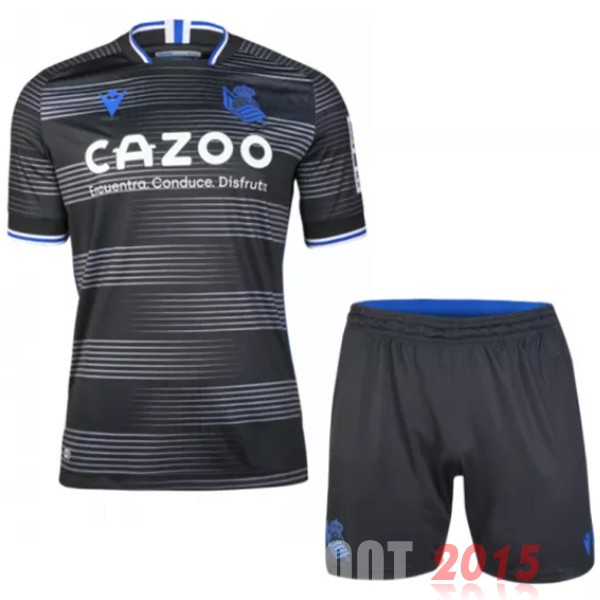 Maillot De Foot Exterieur Conjunto De Enfant Real Sociedad 22/23 Noir