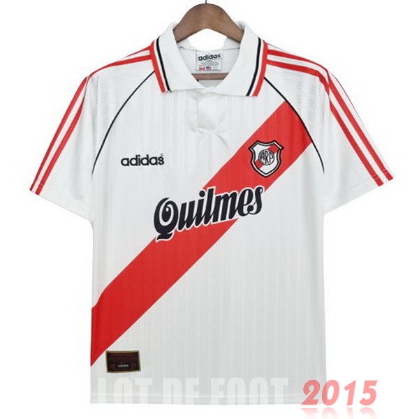 Maillot De Foot Domicile Maillot River Plate Rétro 1995 1996 Blanc