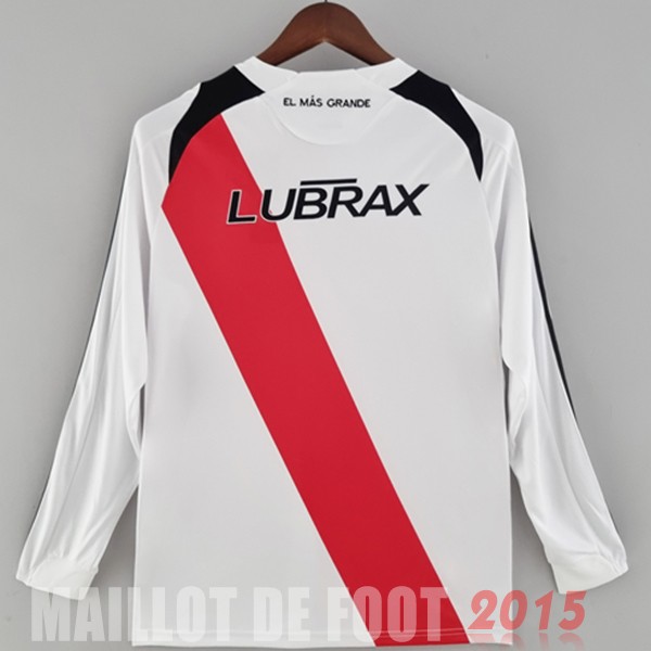Maillot De Foot Domicile Manches Longues River Plate Rétro 2009 2010 Blanc
