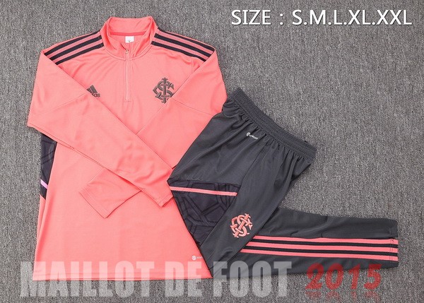 Maillot De Foot Survêtements Enfant SC Internacional 22/23 Rose Gris
