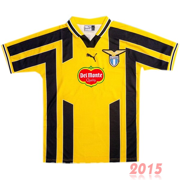 Maillot De Foot Third Maillot Lazio Rétro 1998 1999 Jaune