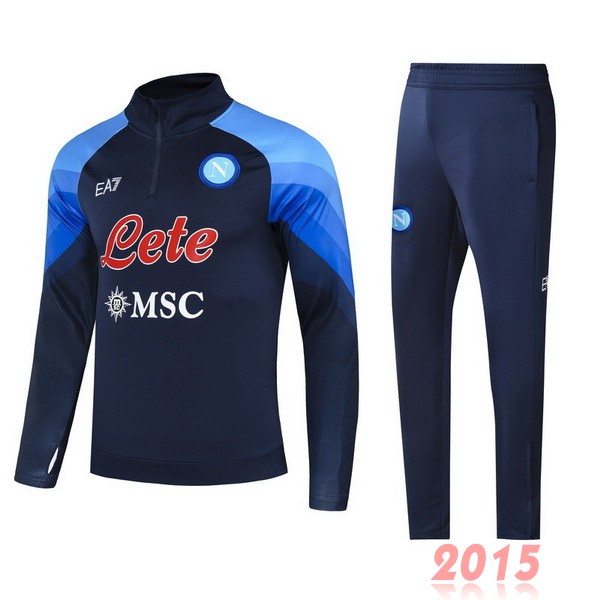 Maillot De Foot Survêtements Napoli 22/23 Bleu Marine