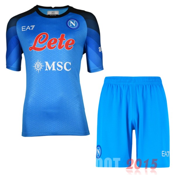 Maillot De Foot Domicile Conjunto De Enfant Napoli 22/23 Bleu