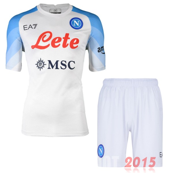 Maillot De Foot Exterieur Conjunto De Enfant Napoli 22/23 Blanc