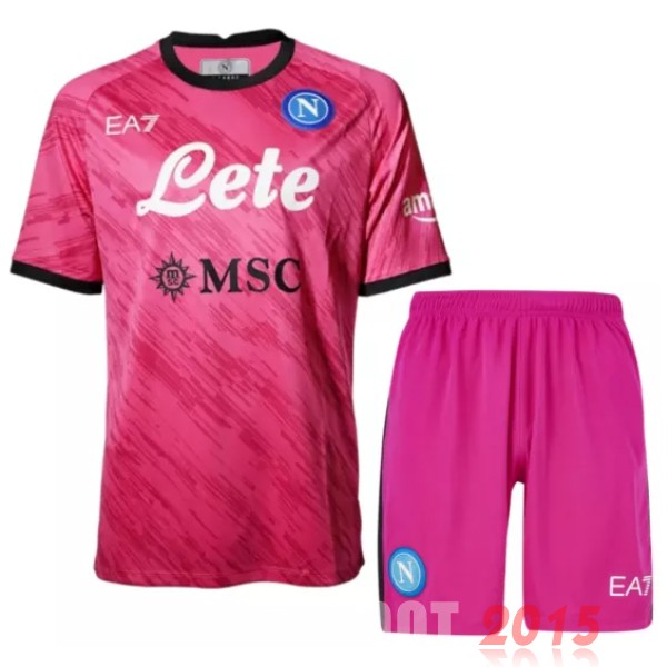 Maillot De Foot Gardien Conjunto De Enfant Napoli 22/23 Rose