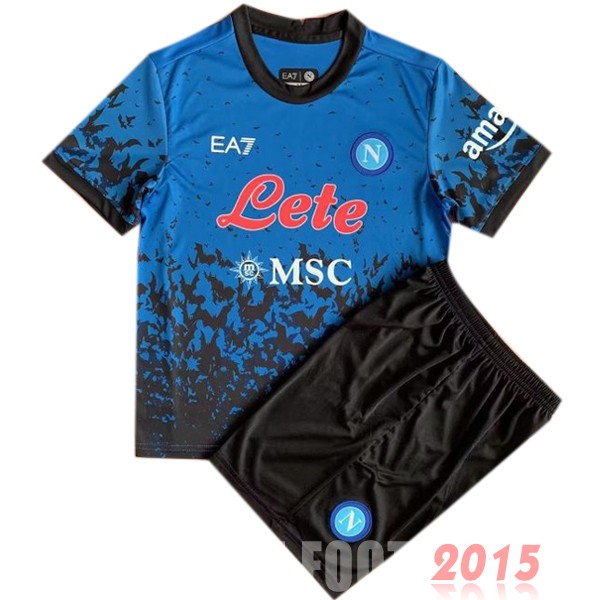 Maillot De Foot Spécial Conjunto De Enfant Napoli 22/23 Bleu