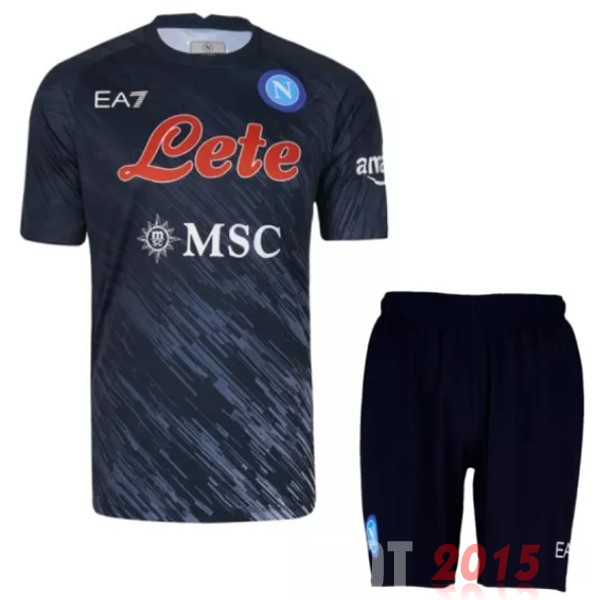 Maillot De Foot Third Conjunto De Enfant Napoli 22/23 Noir