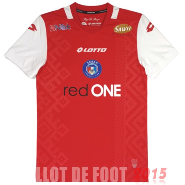 Maillot De Foot Thailande Domicile Maillot Sabah 22/23 Rouge