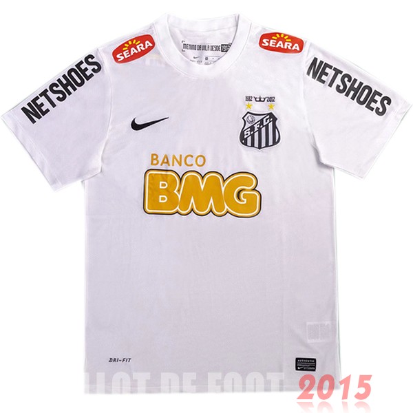 Maillot De Foot Domicile Maillot Santos Rétro 2011 2012 Blanc