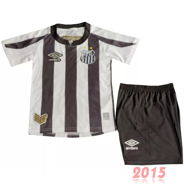 Maillot De Foot Exterieur Conjunto De Enfant Santos 22/23 Blanc Noir