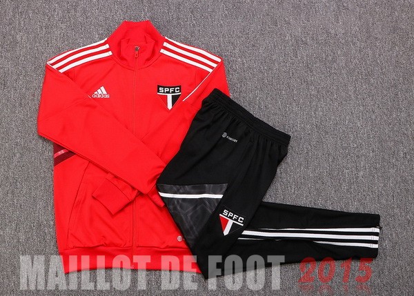 Maillot De Foot Survêtements São Paulo 22/23 Rouge Noir