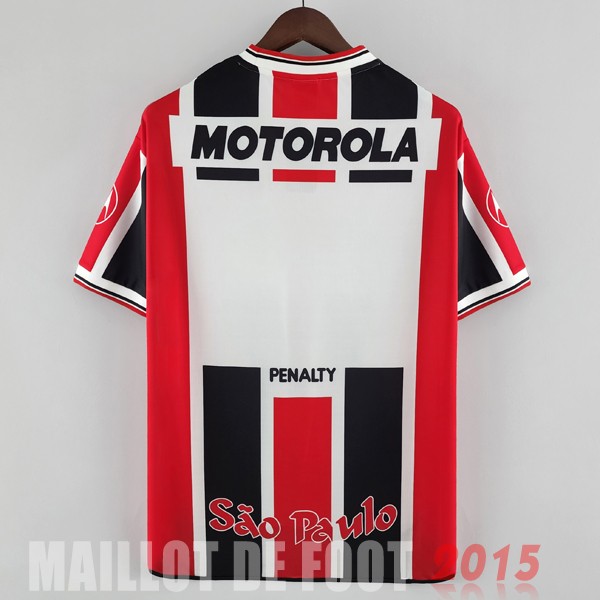 Maillot De Foot Exterieur Maillot São Paulo Rétro 2000 Rouge Noir