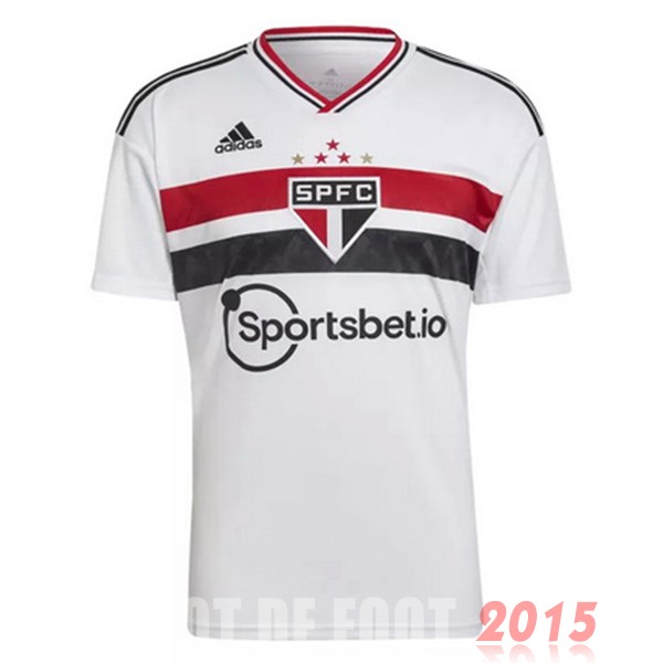 Maillot De Foot Domicile Maillot São Paulo 22/23 Blanc