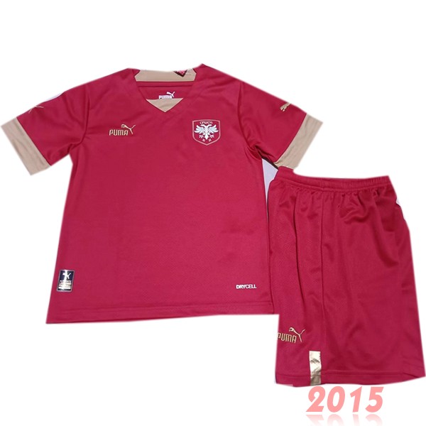 Maillot De Foot Domicile Conjunto De Enfant Serbie 2022 Rouge