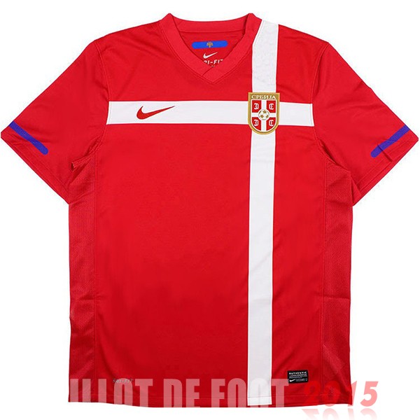 Maillot De Foot Domicile Maillot Serbie Rétro 2010 Rouge