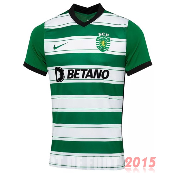 Maillot De Foot Domicile Maillot Lisboa 22/23 Vert