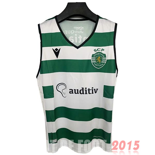 Maillot De Foot Maillot Sans Manches Lisboa 2021 2022 Vert