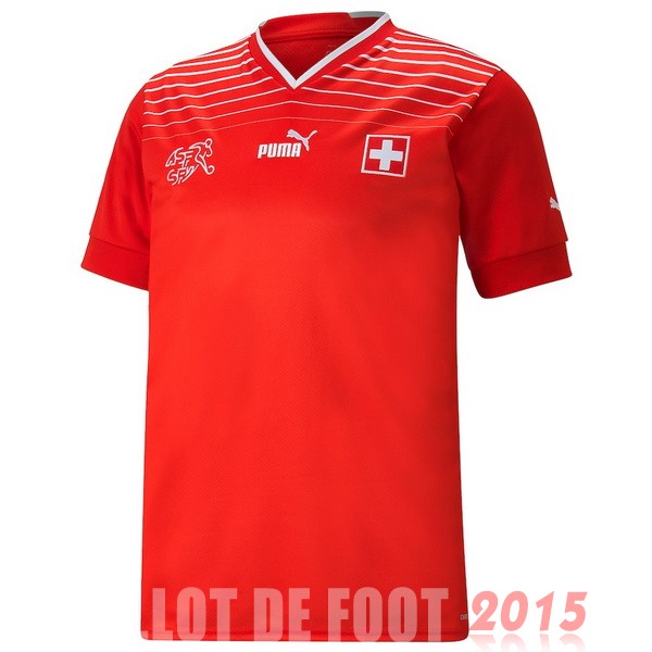 Maillot De Foot Thailande Domicile Maillot Suisse 2022 Rouge