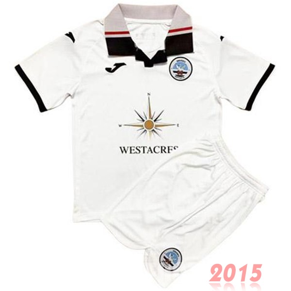 Maillot De Foot Domicile Conjunto De Enfant Swansea 22/23 Blanc