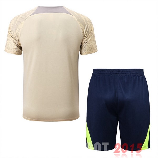 Maillot De Foot Entrainement Ensemble Complet Tottenham Hotspur 22/23 Jaune I Noir