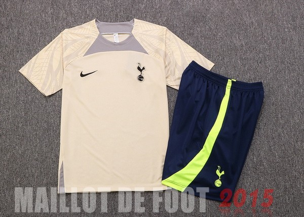 Maillot De Foot Entrainement Ensemble Complet Tottenham Hotspur 22/23 Jaune I Noir