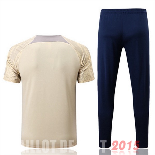 Maillot De Foot Entrainement Ensemble Complet Tottenham Hotspur 22/23 Jaune Noir