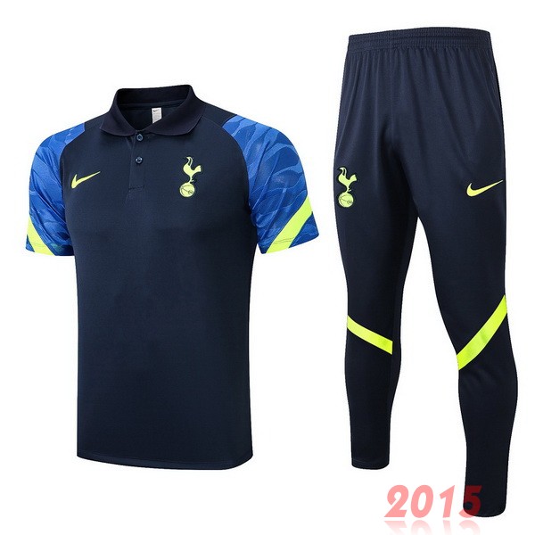 Maillot De Foot Ensemble Complet Polo Tottenham Hotspur 22/23 Noir Bleu