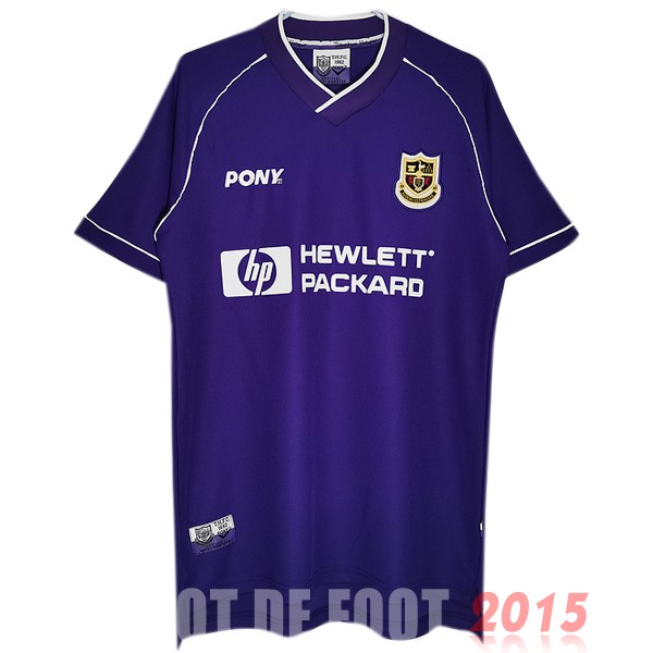 Maillot De Foot Exterieur Maillot Tottenham Hotspur Rétro 1988 1989 Purpura