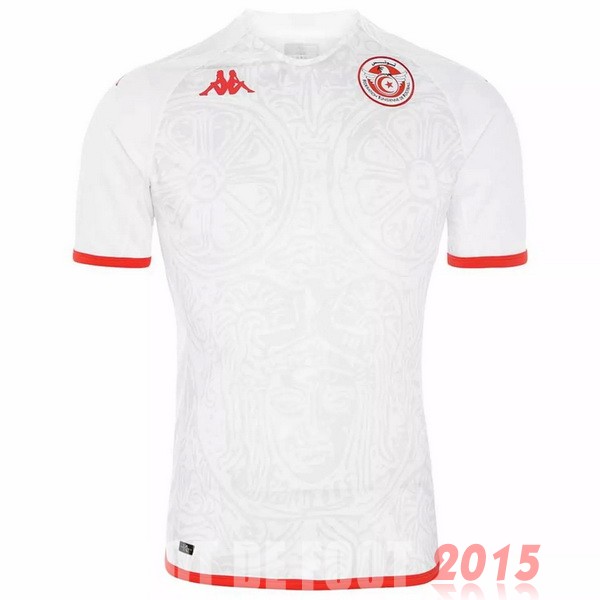 Maillot De Foot Thailande Exterieur Maillot Tunisie 2022 Blanc