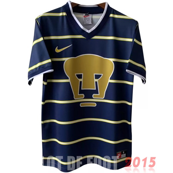 Maillot De Foot Domicile Maillot UNAM Pumas Rétro 1998 Bleu