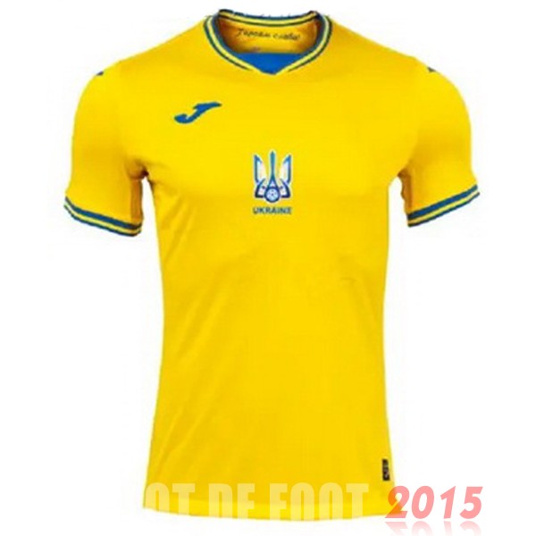 Maillot De Foot Thailande Domicile Maillot Ukraine 2021 2022 Jaune