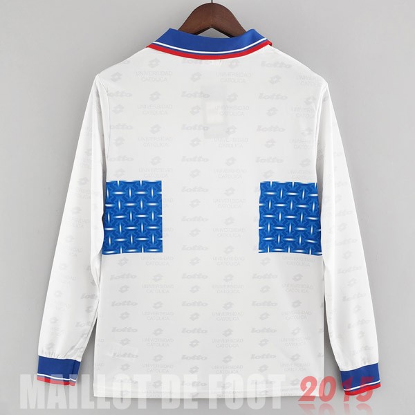 Maillot De Foot Domicile Manches Longues Universidad Católica Rétro 1996 Blanc