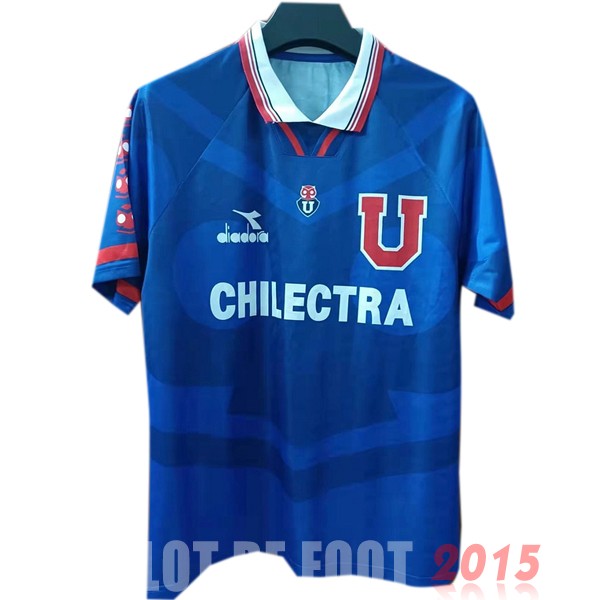 Maillot De Foot Domicile Maillot Universidad De Chili Rétro 1996 Bleu