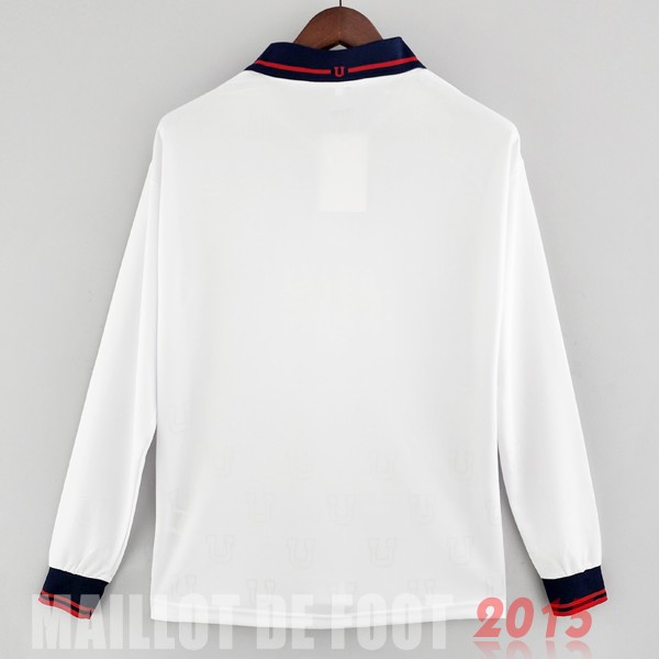 Maillot De Foot Exterieur Manches Longues Universidad De Chili Rétro 1998 Blanc
