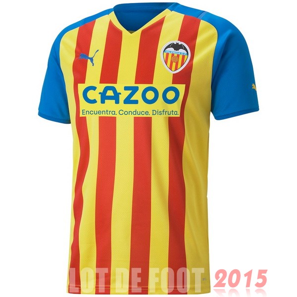 Maillot De Foot Thailande Third Maillot Valencia 22/23 Jaune