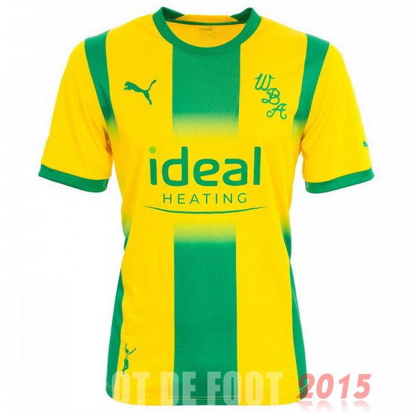 Maillot De Foot Thailande Exterieur Maillot West Brom 22/23 Jaune