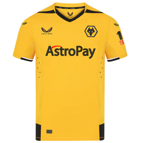 Maillot De Foot Domicile Maillot Wolves 22/23 Jaune