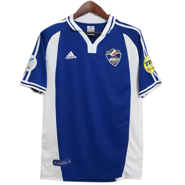 Maillot De Foot Domicile Maillot Yugoslavia Rétro 2000 Bleu